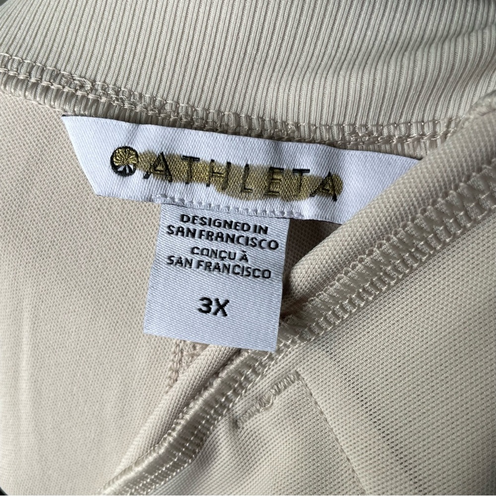 Athleta Women’s Venice High Rise Wide Leg Pants Neutral Size 3X Plus Sized - Picture 9 of 12
